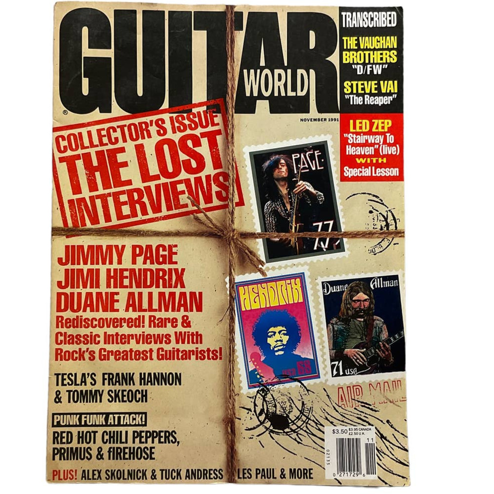 Vintage Guitar World Magazine November 1991